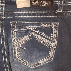 Charme Women's Dark Blue Boot Cut Jeans 31x33.5